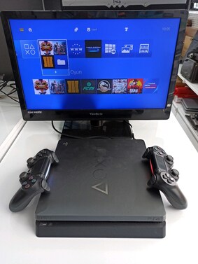 PlayStation 4 slim Sürüm 9.00 Çift Kol 1Tb