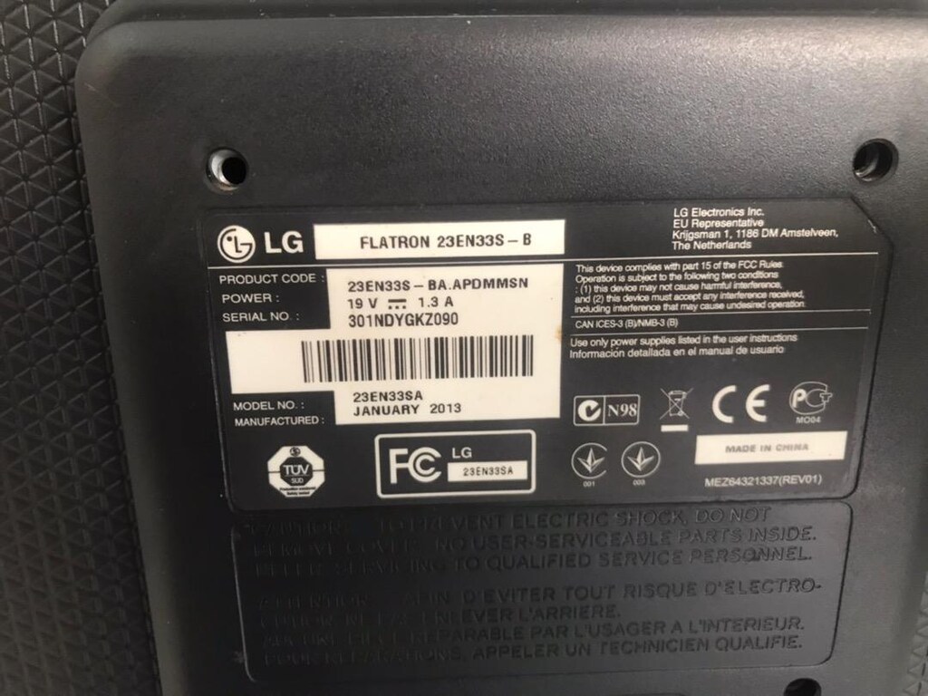 Monitör 23 inç LG Flatron 23EN33 Full Hd Led