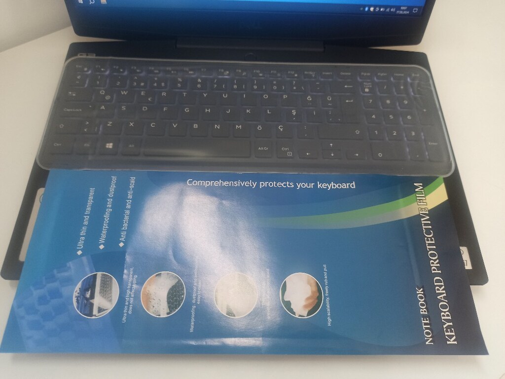 Laptop Genel Klavye Koruyucu Silikon 