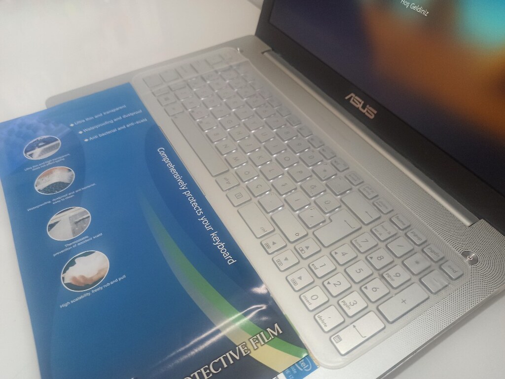 Laptop Genel Klavye Koruyucu Silikon 